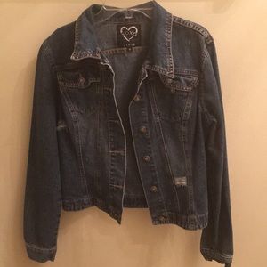 Denim jacket by XOXO Jeans.